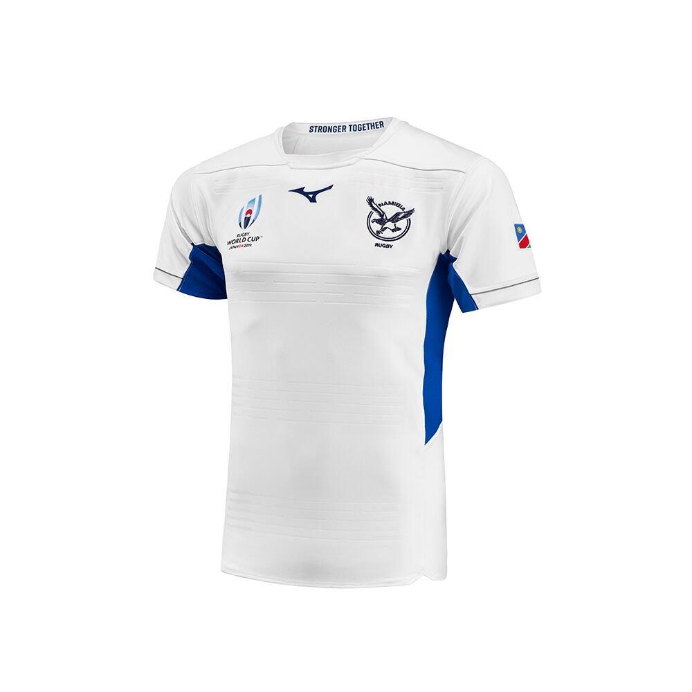 Men's Mizuno Jersey White Namibia RWC Alternate Apparel - R2HA9A6301